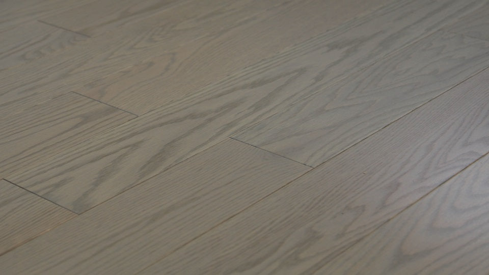 Canadian Oak Sky Grey Solid Wood Flooring