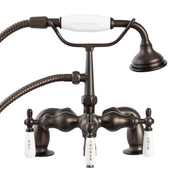 MAIDSTONE Deck Mount Downspout Tub Faucet with Handshower