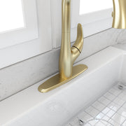 Traditional Kitchen Faucet Deck Plate Oval 2180 0004