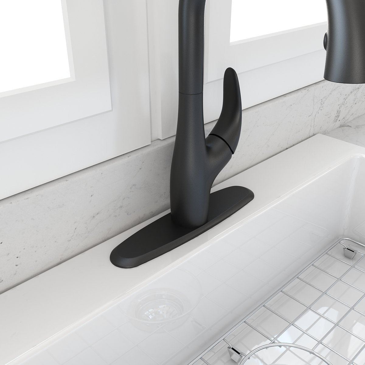 Traditional Kitchen Faucet Deck Plate Oval 2180 0004