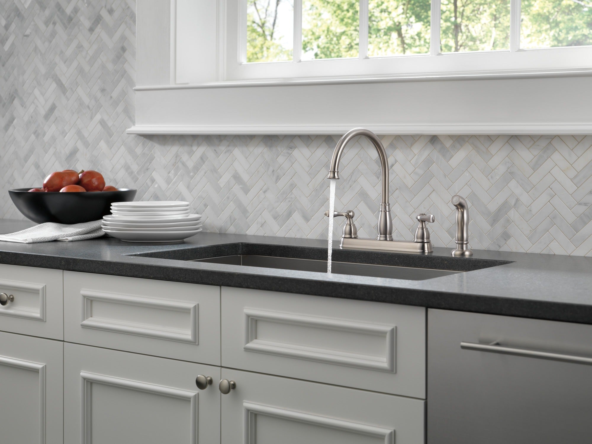 Delta Windemere® Two Handle Kitchen Faucet