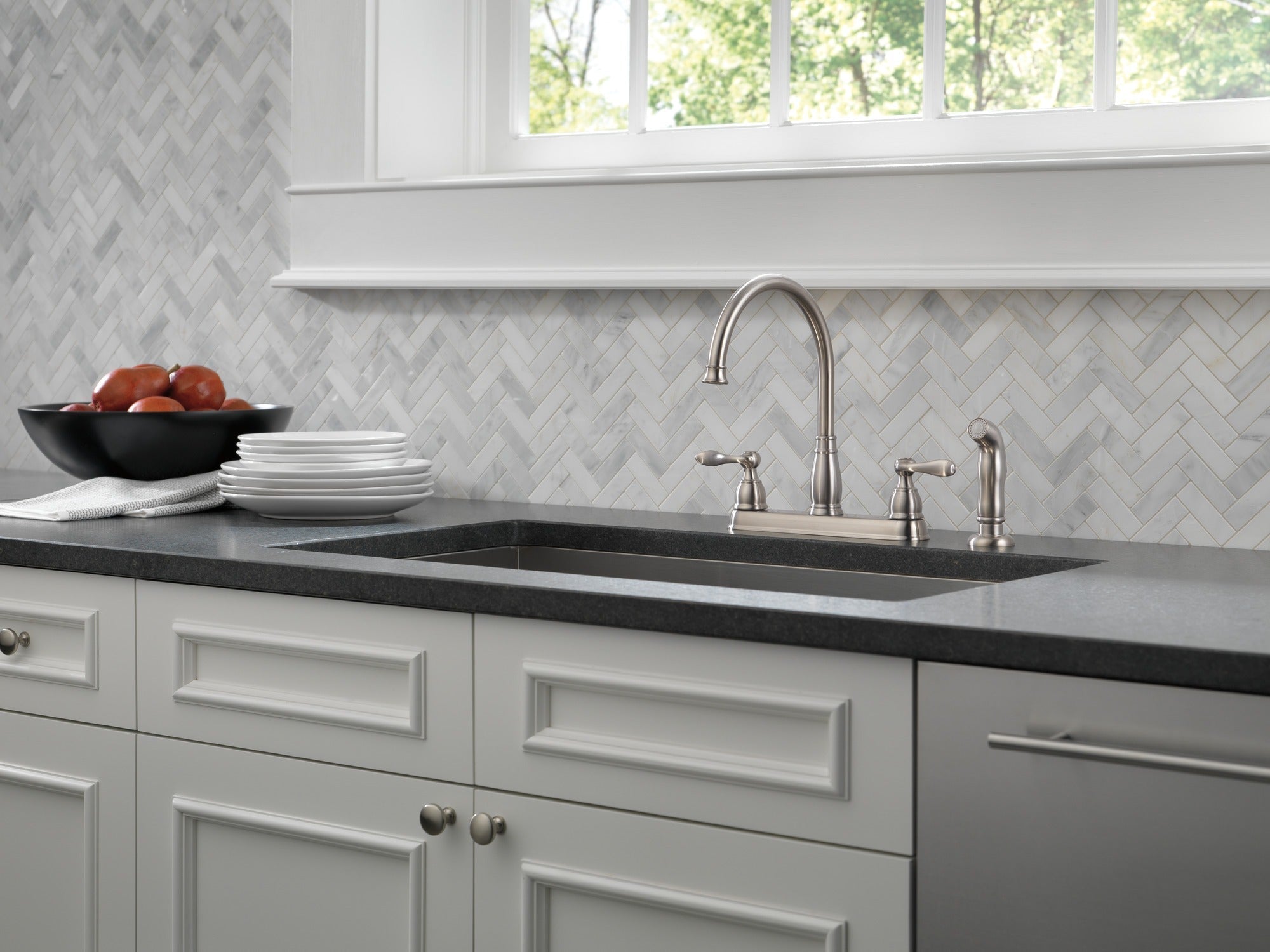 Delta Windemere® Two Handle Kitchen Faucet
