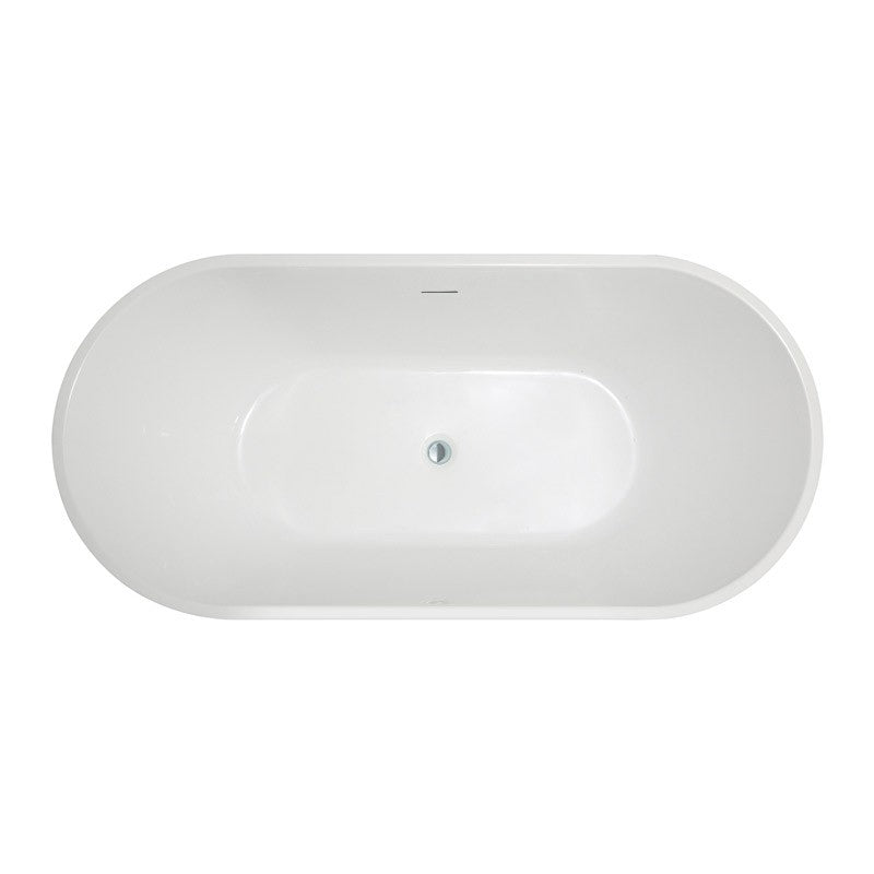 MAIDSTONE ELIZABETHAN ACRYLIC CONTEMPORARY DOUBLE ENDED TUB - NO FAUCET DRILLING