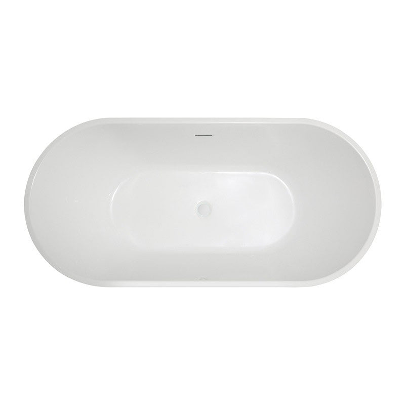 MAIDSTONE ELIZABETHAN ACRYLIC CONTEMPORARY DOUBLE ENDED TUB - NO FAUCET DRILLING