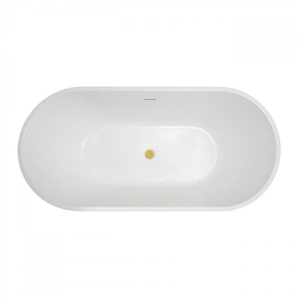 MAIDSTONE ELIZABETHAN ACRYLIC CONTEMPORARY DOUBLE ENDED TUB - NO FAUCET DRILLING
