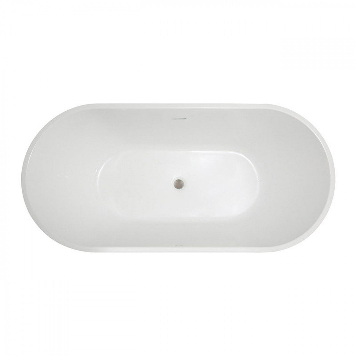 MAIDSTONE ELIZABETHAN ACRYLIC CONTEMPORARY DOUBLE ENDED TUB - NO FAUCET DRILLING