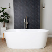 MAIDSTONE ELIZABETHAN ACRYLIC CONTEMPORARY DOUBLE ENDED TUB - NO FAUCET DRILLING