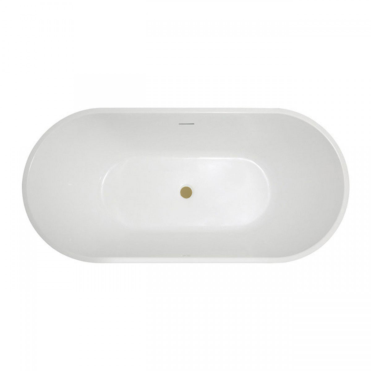 MAIDSTONE ELIZABETHAN ACRYLIC CONTEMPORARY DOUBLE ENDED TUB - NO FAUCET DRILLING