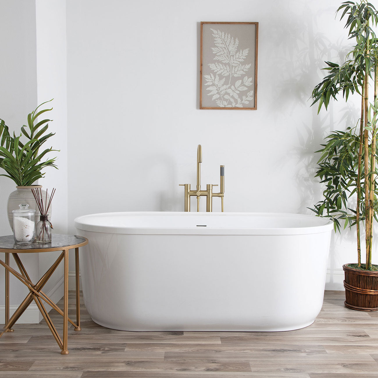 MAIDSTONE Luca Acrylic Double Ended Freestanding Tub