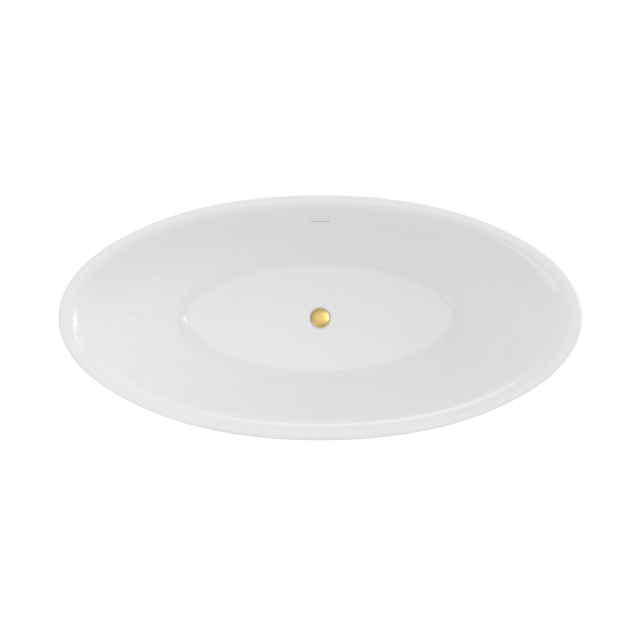 MAIDSTONE Sunrise Acrylic Double Slipper Freestanding Bathtub - No Faucet Drillings