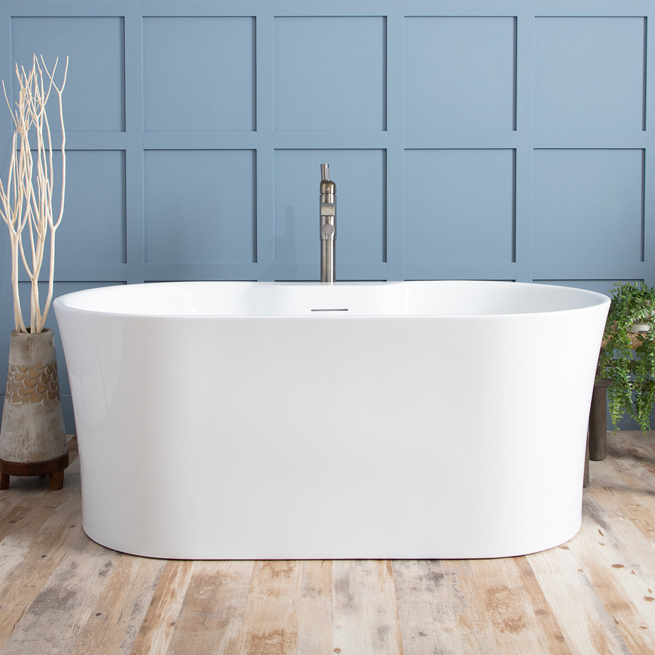 MAIDSTONE Dustin Acrylic Double Ended Freestanding Tub