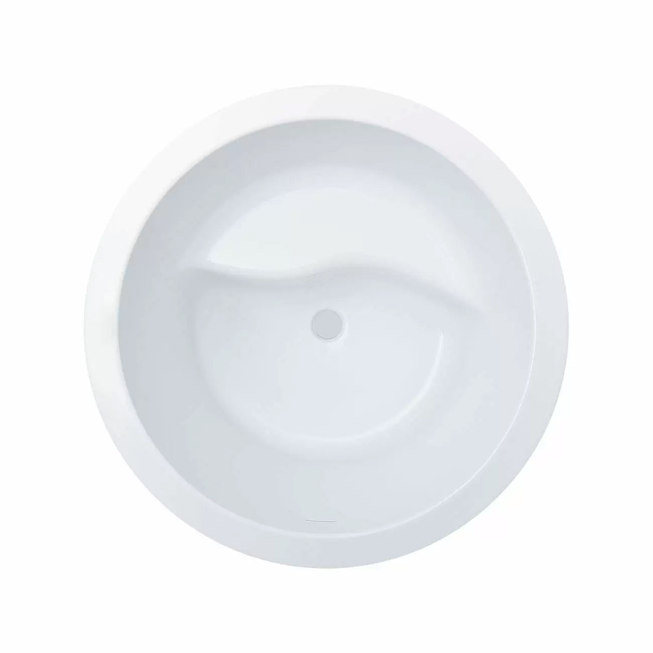 MAIDSTONE Dexton 41 Inch Acrylic Round Japanese Soaking Tub