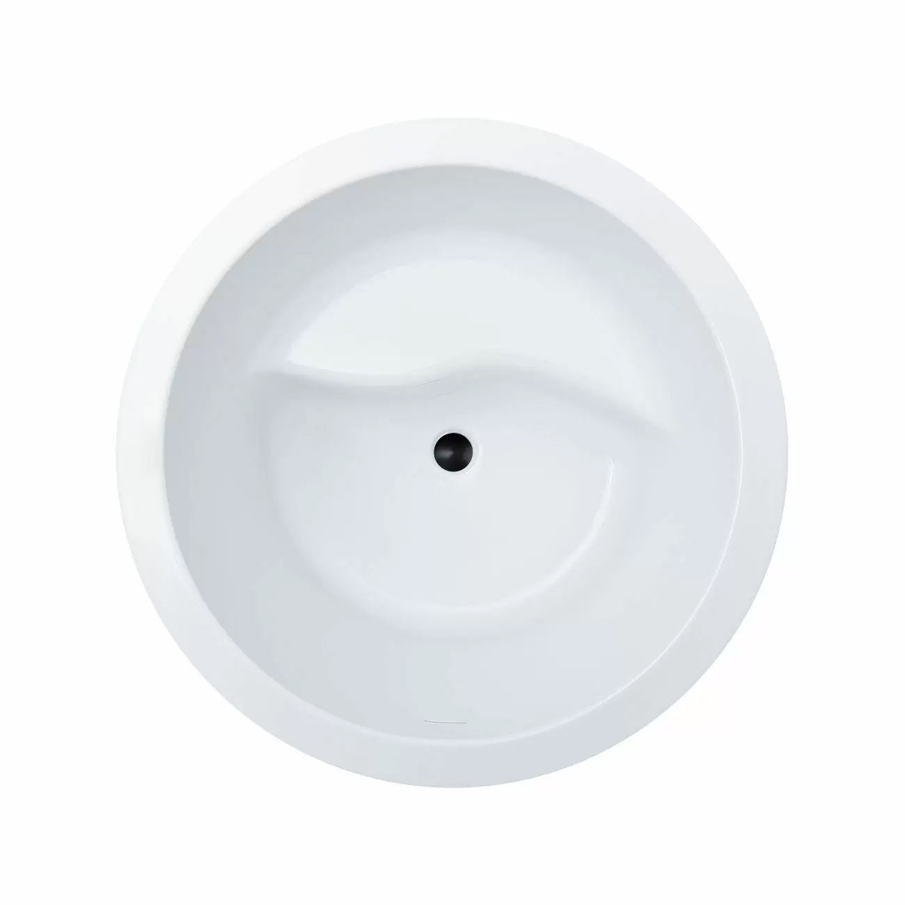 MAIDSTONE Dexton 41 Inch Acrylic Round Japanese Soaking Tub