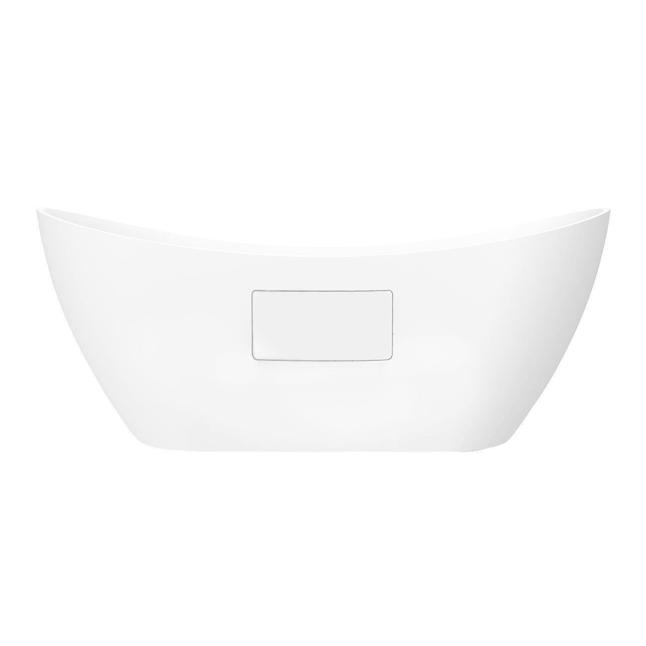 MAIDSTONE Wexler Acrylic Double Slipper Freestanding Tub