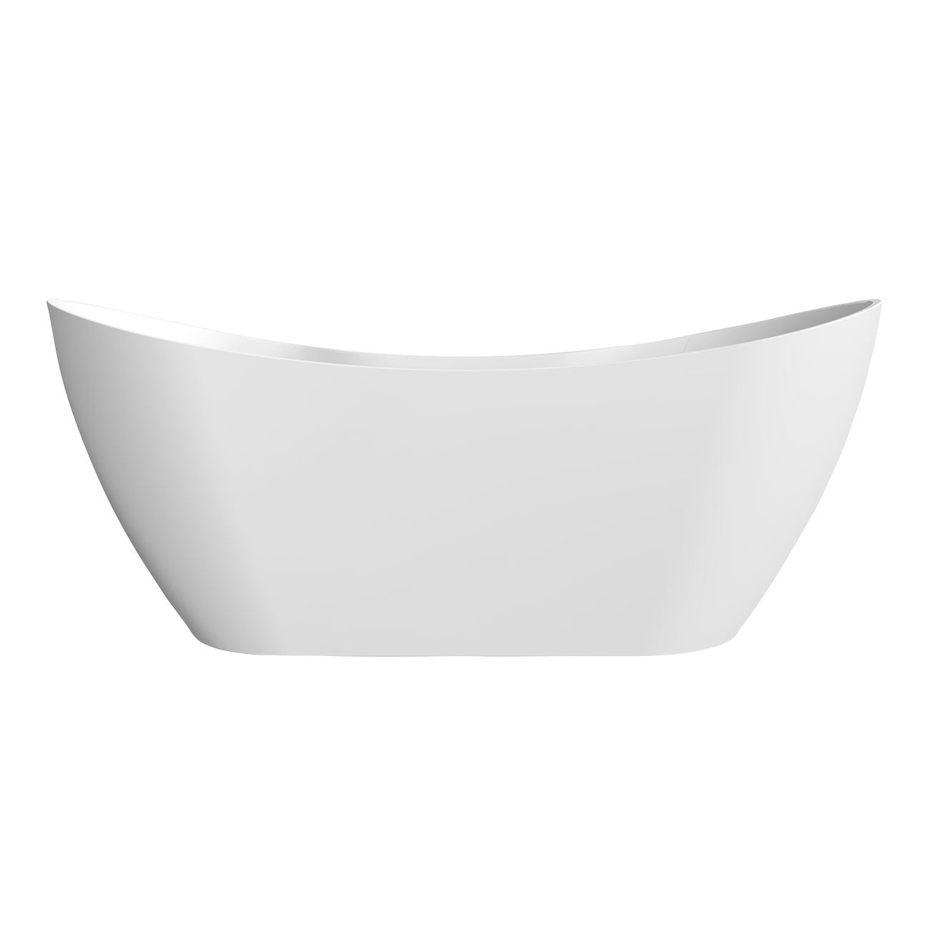 MAIDSTONE Wexler Acrylic Double Slipper Freestanding Tub