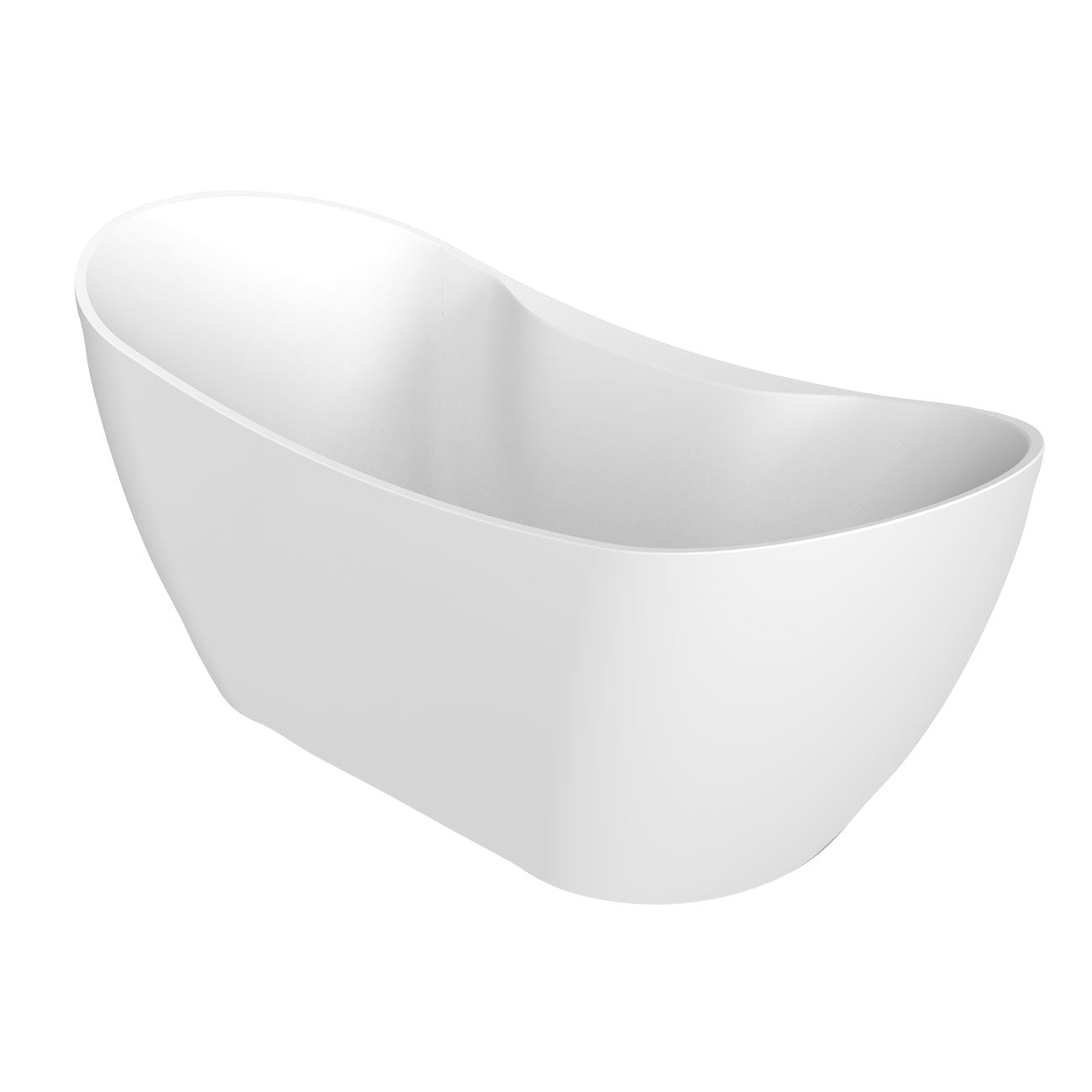 MAIDSTONE Wexler Acrylic Double Slipper Freestanding Tub