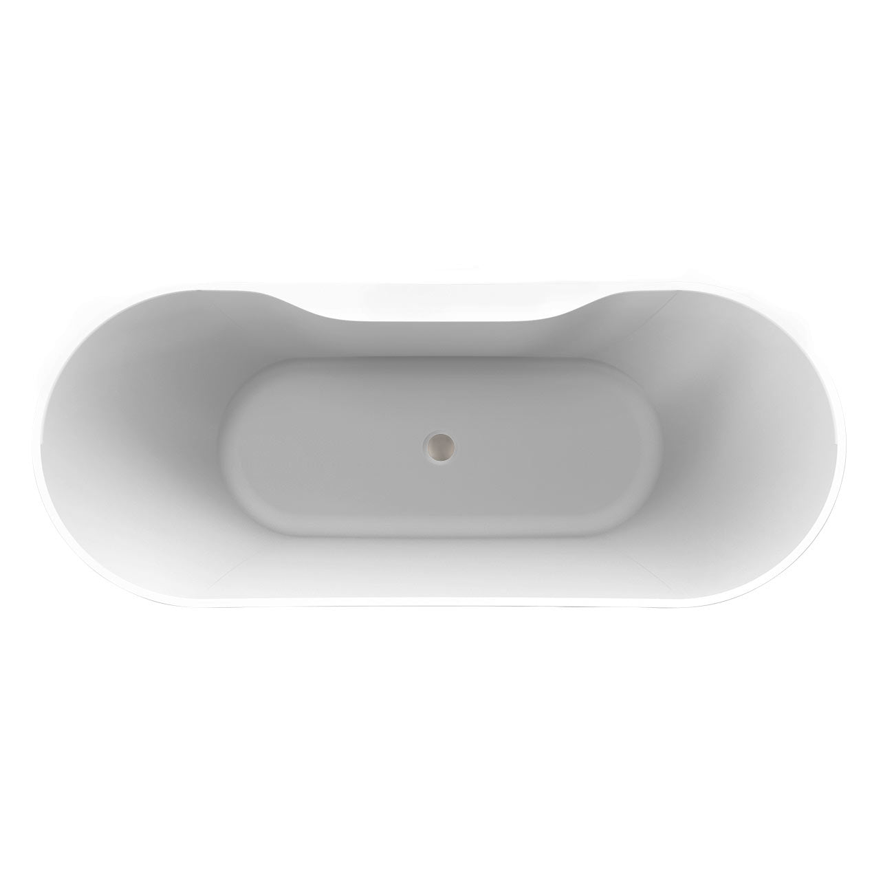 MAIDSTONE Wexler Acrylic Double Slipper Freestanding Tub