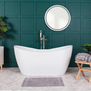 MAIDSTONE Wexler Acrylic Double Slipper Freestanding Tub