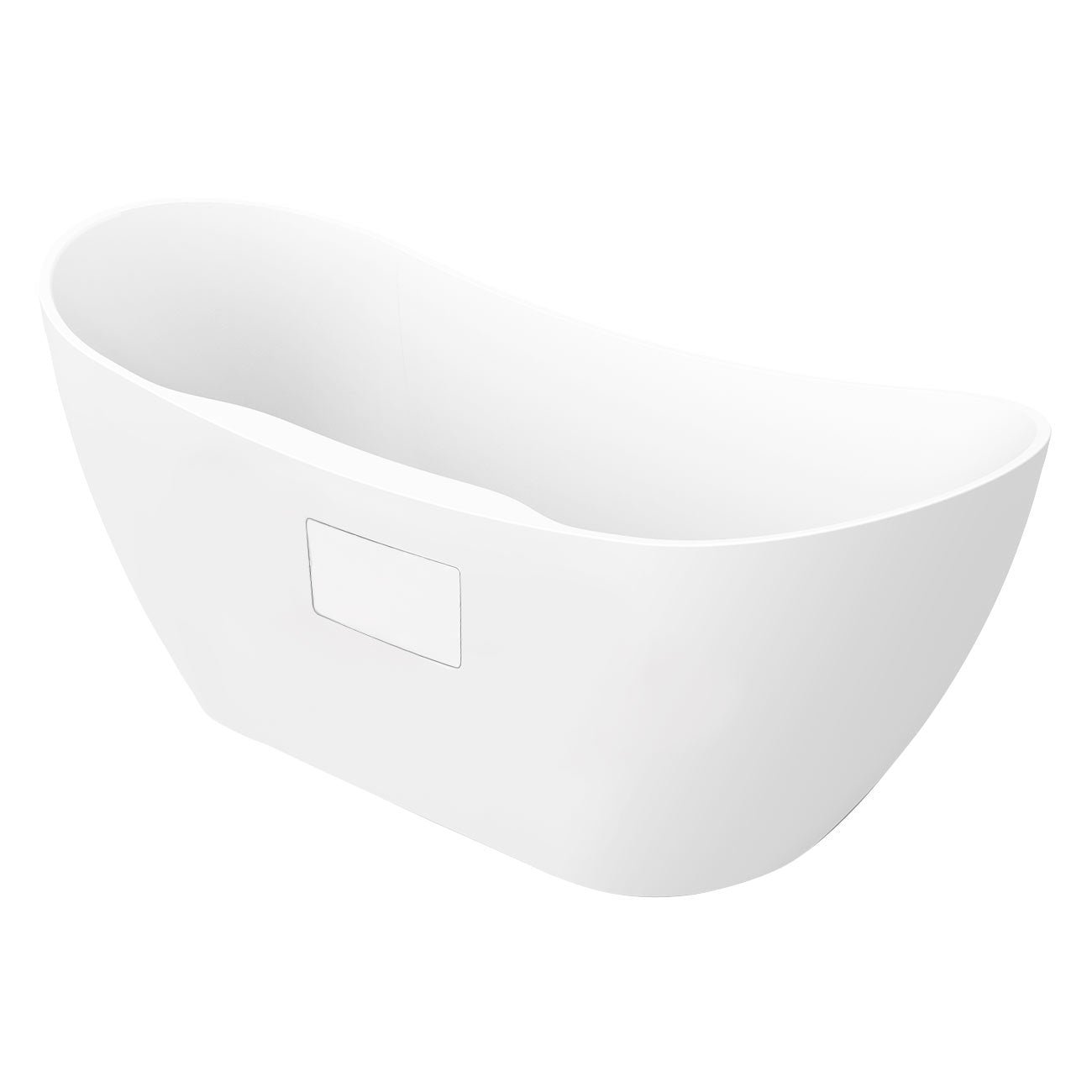 MAIDSTONE Wexler Acrylic Double Slipper Freestanding Tub