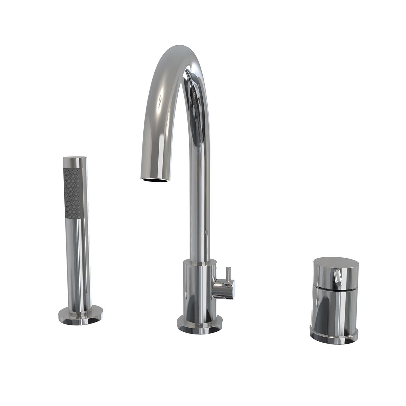 Maidstone Wexler Acrylic Double Ended Freestanding Tub and Faucet Package