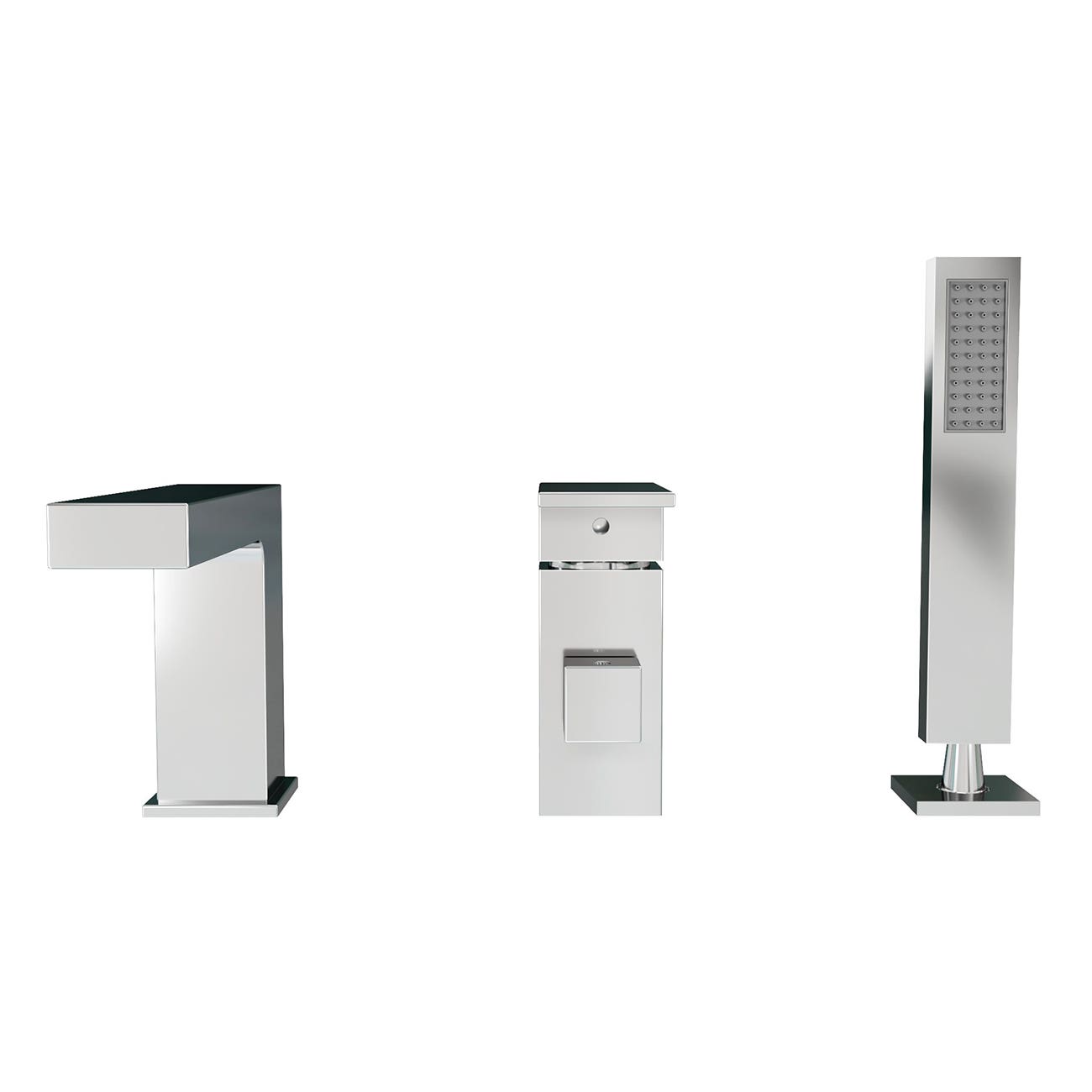 Maidstone Wexler Acrylic Double Ended Freestanding Tub and Faucet Package