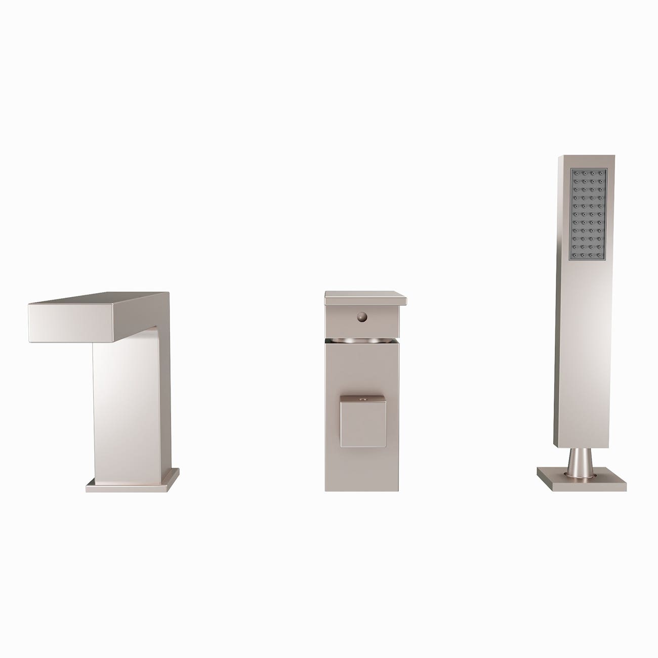 Maidstone Wexler Acrylic Double Ended Freestanding Tub and Faucet Package