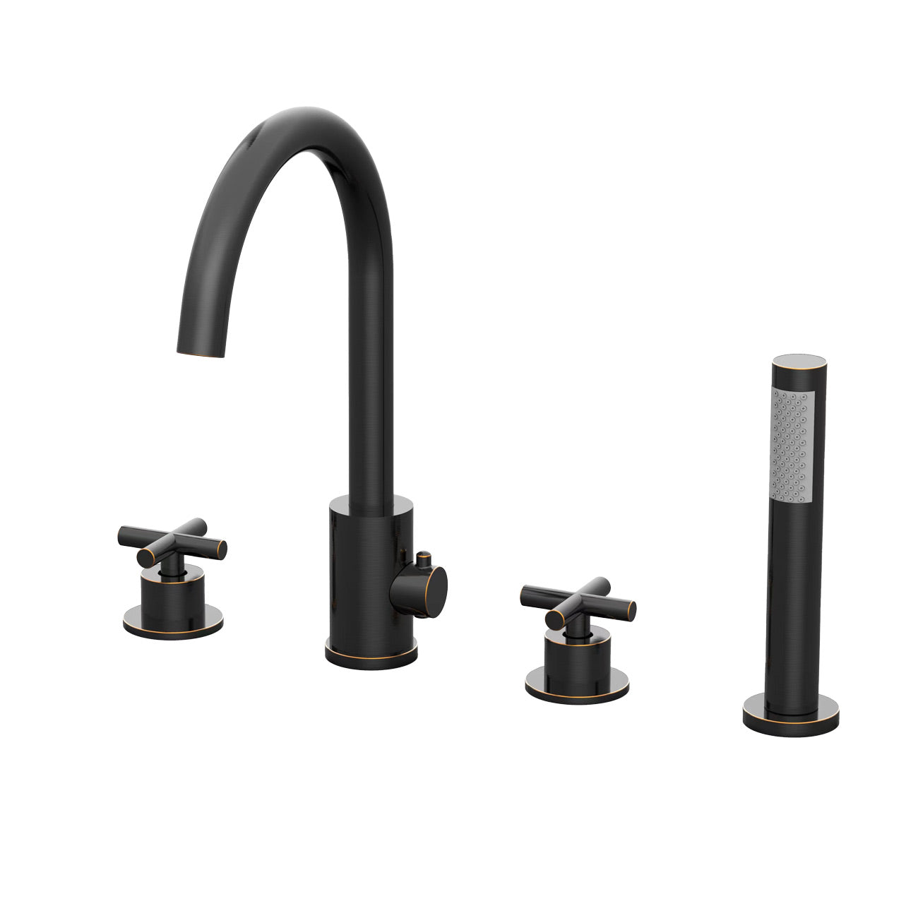 Maidstone Wexler Acrylic Double Ended Freestanding Tub and Faucet Package