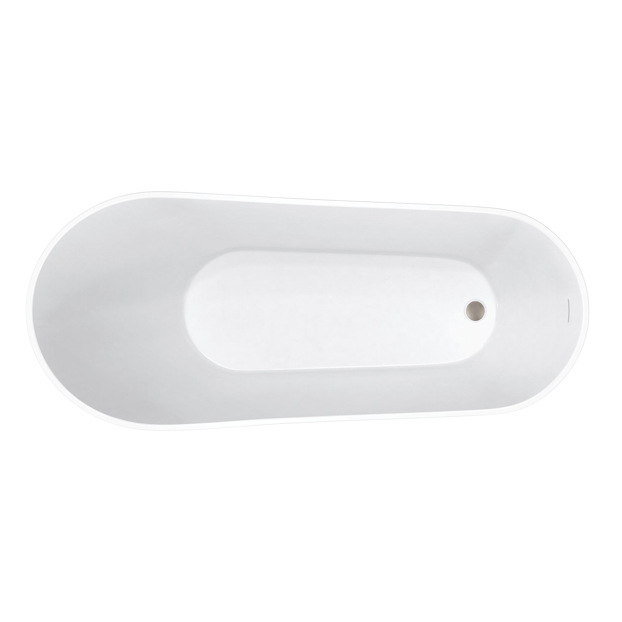 MAIDSTONE Talia Acrylic Slipper Freestanding Tub - No Faucet Drillings