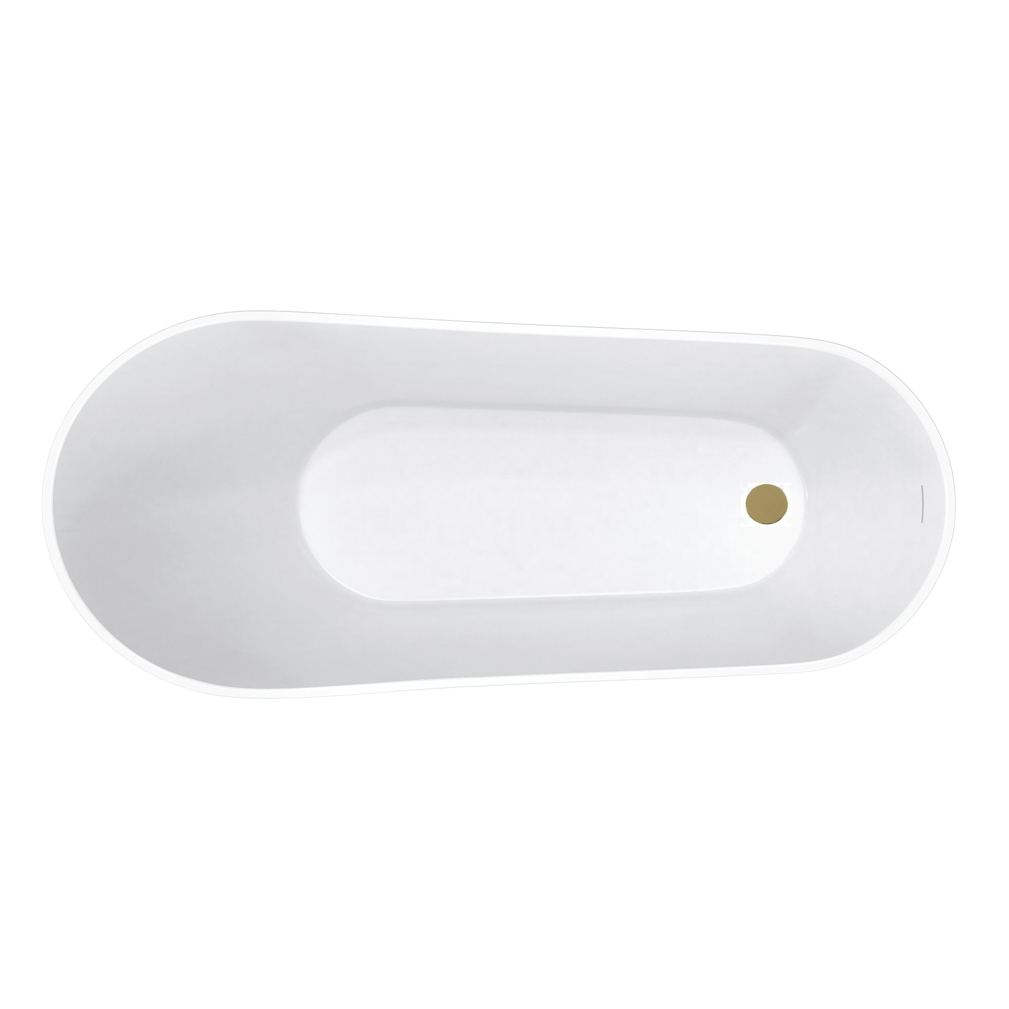 MAIDSTONE Talia Acrylic Slipper Freestanding Tub - No Faucet Drillings