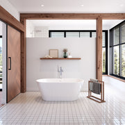 MAIDSTONE Arlo Acrylic Contemporary Double Ended Tub - No Faucet Drilling