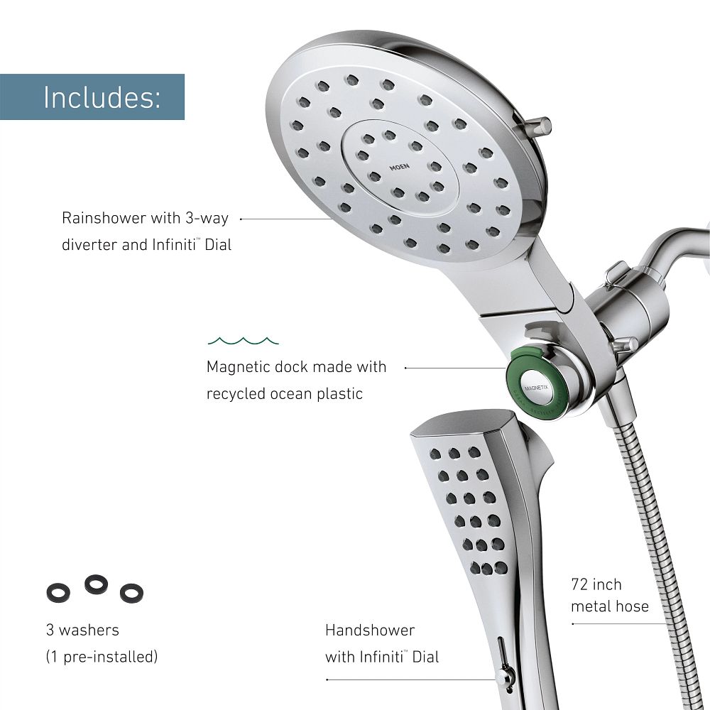 Verso Combination Shower With Infiniti Dial