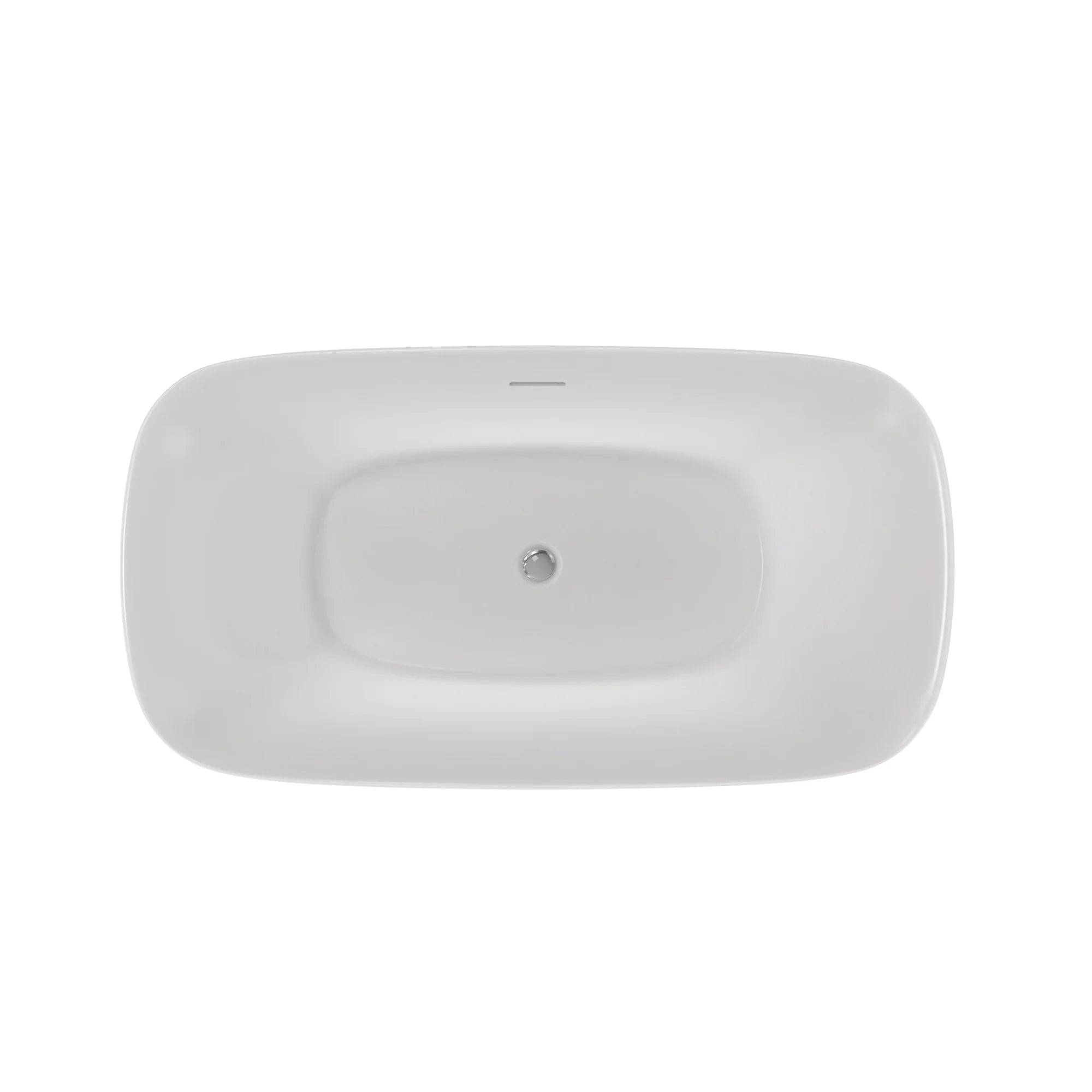 MAIDSTONE Emilia Acrylic Contemporary Double Ended Tub - No Faucet Drilling