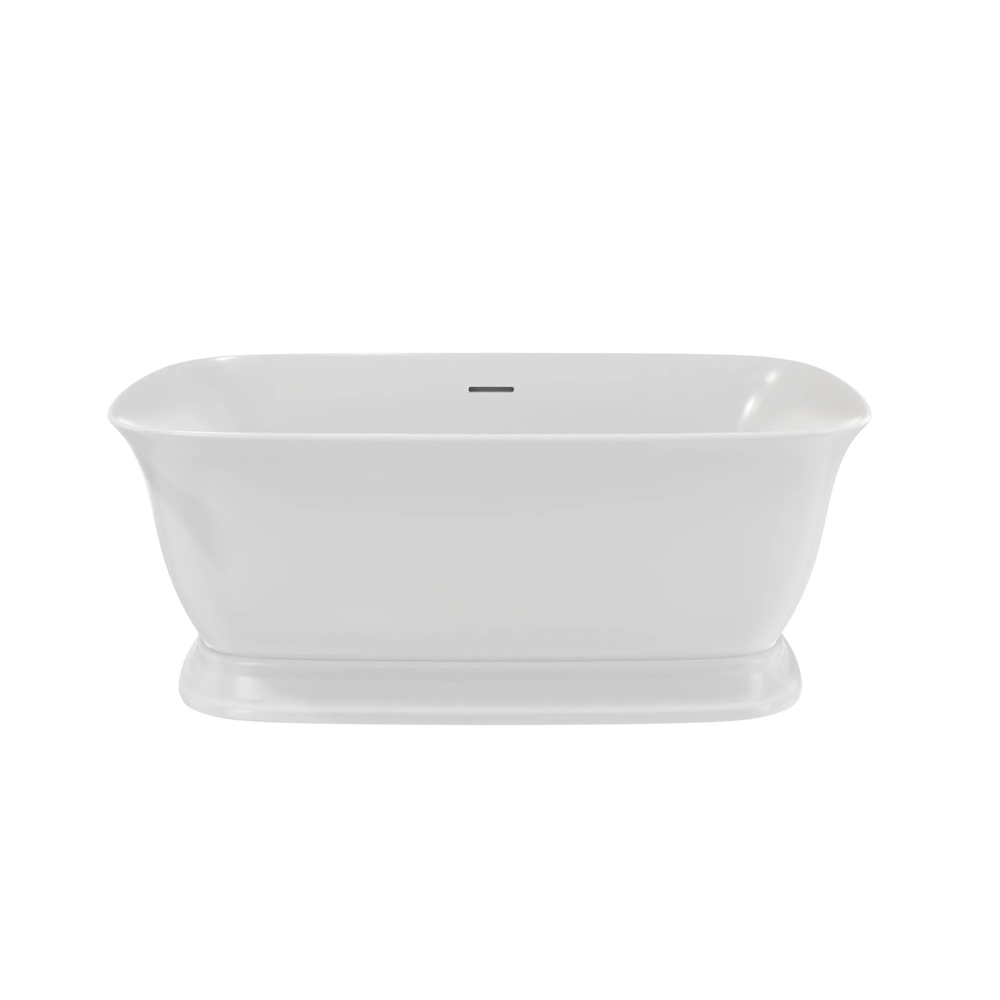 MAIDSTONE Emilia Acrylic Contemporary Double Ended Tub - No Faucet Drilling