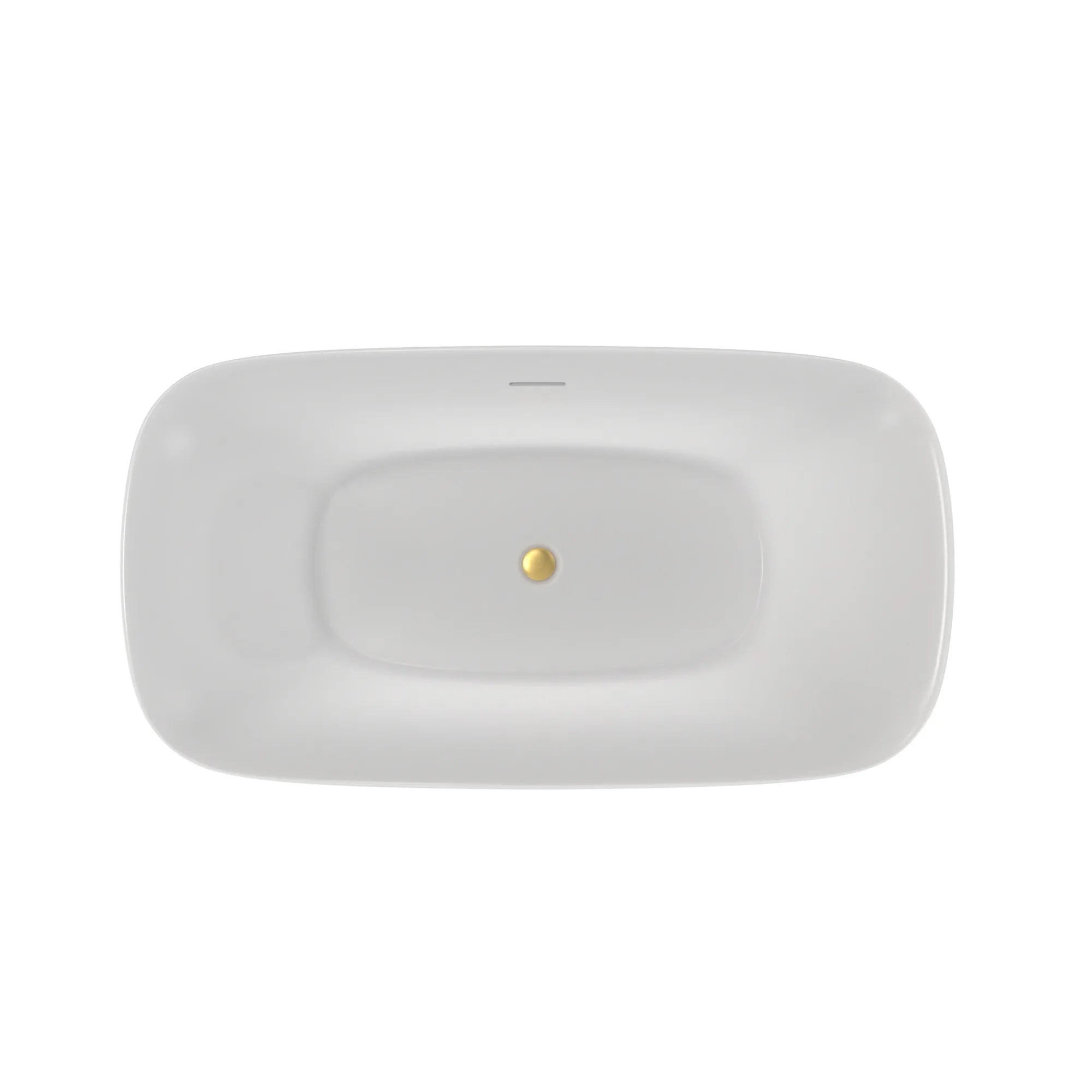 MAIDSTONE Emilia Acrylic Contemporary Double Ended Tub - No Faucet Drilling