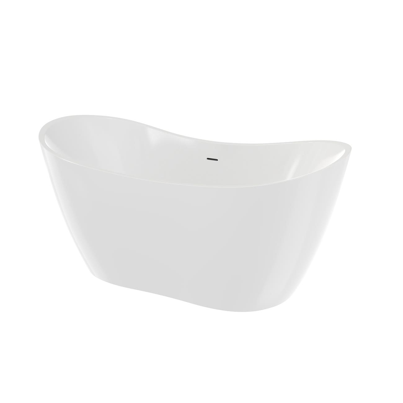 MAIDSTONE Millie Acrylic Double Slipper Freestanding Bathtub