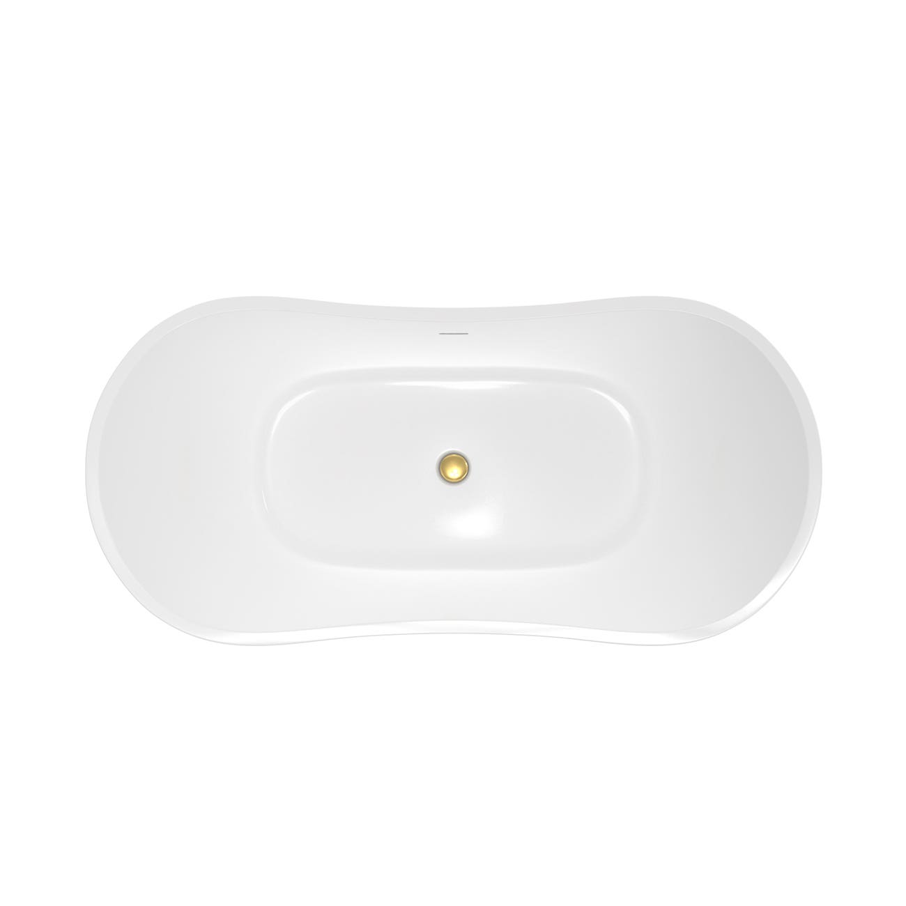 MAIDSTONE Millie Acrylic Double Slipper Freestanding Bathtub