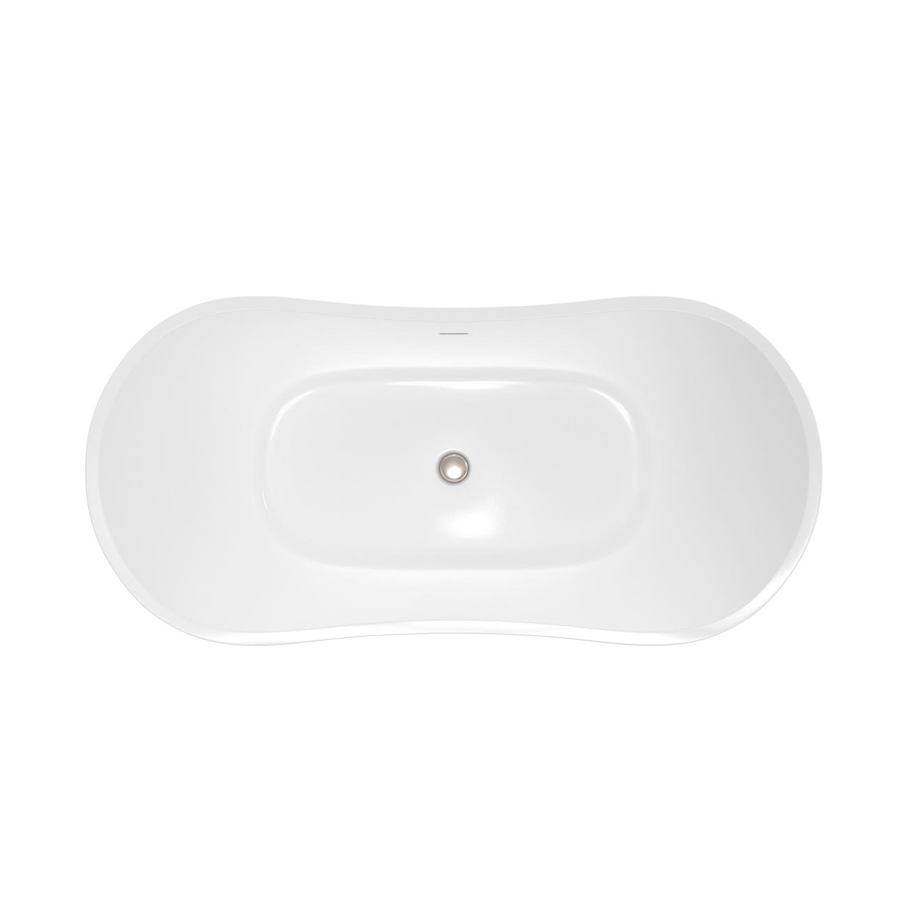 MAIDSTONE Millie Acrylic Double Slipper Freestanding Bathtub