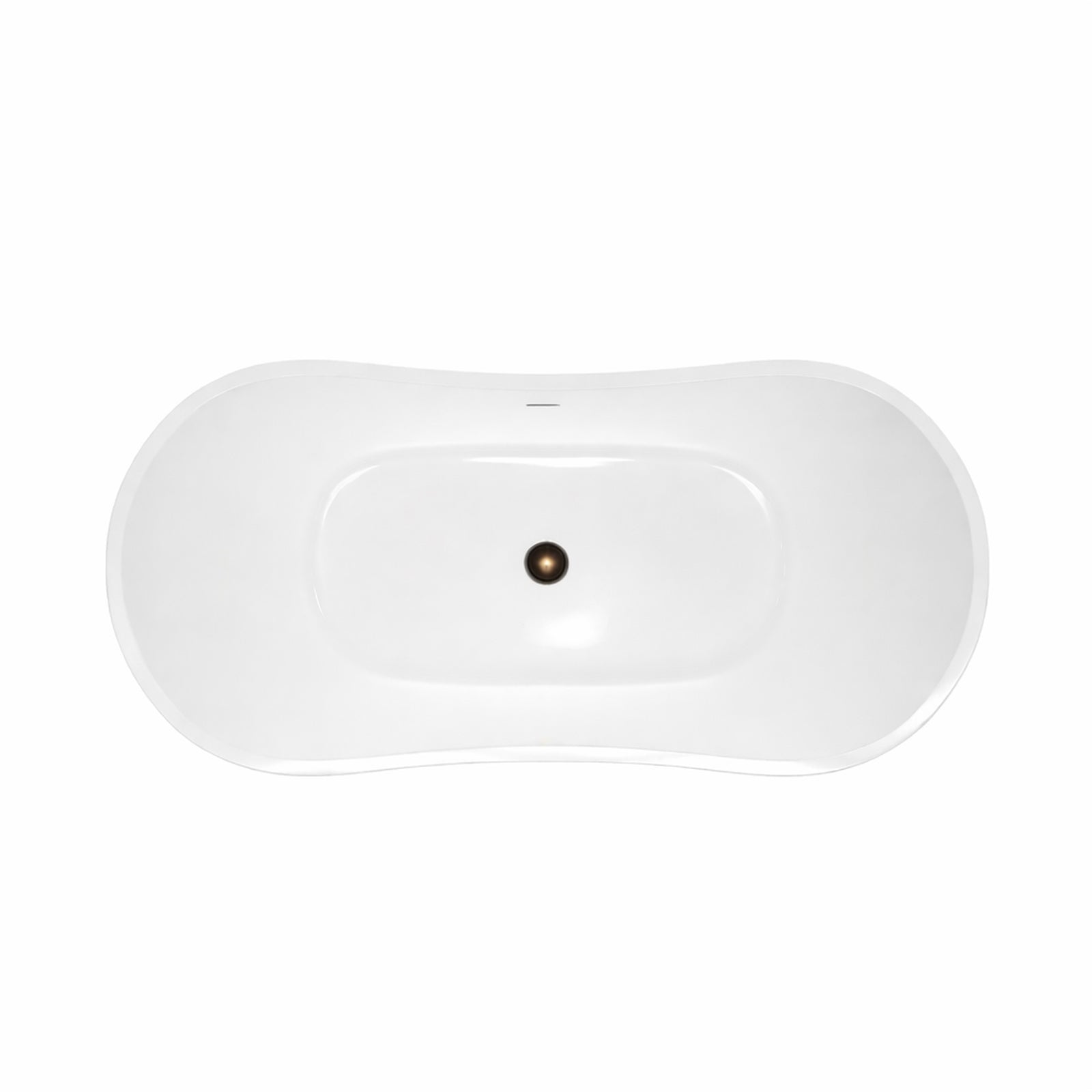 MAIDSTONE Millie Acrylic Double Slipper Freestanding Bathtub
