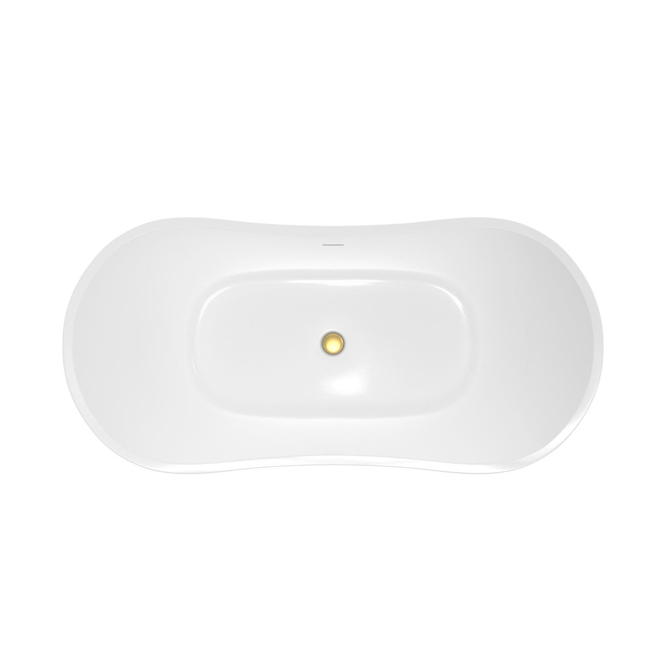 MAIDSTONE Millie Acrylic Double Slipper Freestanding Bathtub