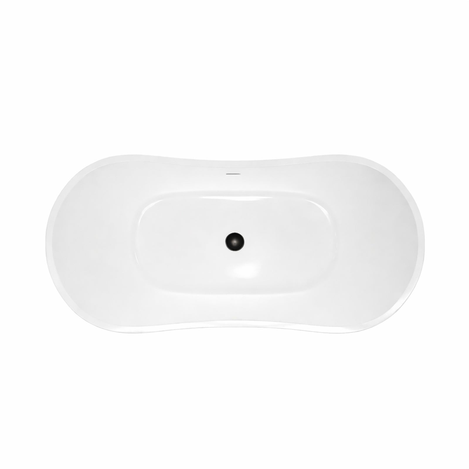 MAIDSTONE Millie Acrylic Double Slipper Freestanding Bathtub