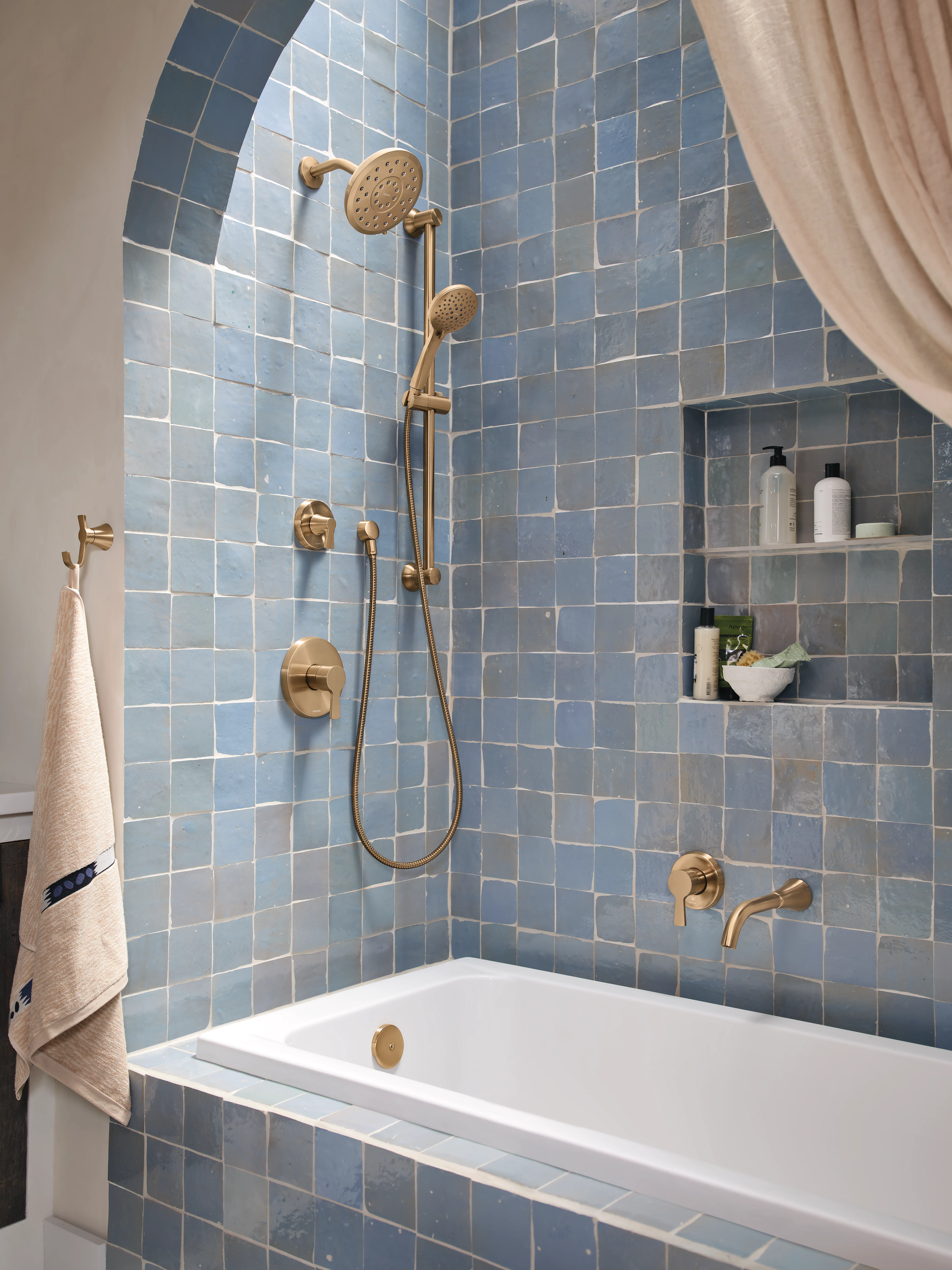 Moen WT430 Jase Wall Mount Tub Filler Trim