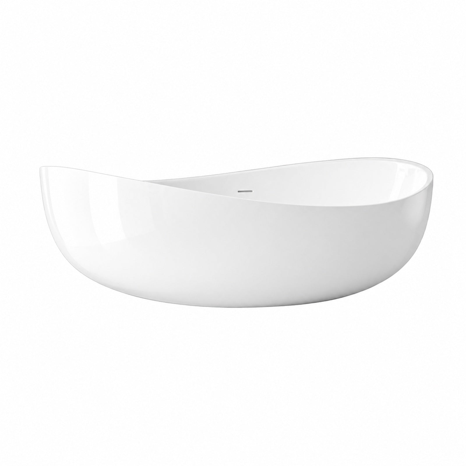 MAIDSTONE Zayden 71 Inch Acrylic Contemporary Freestanding Tub