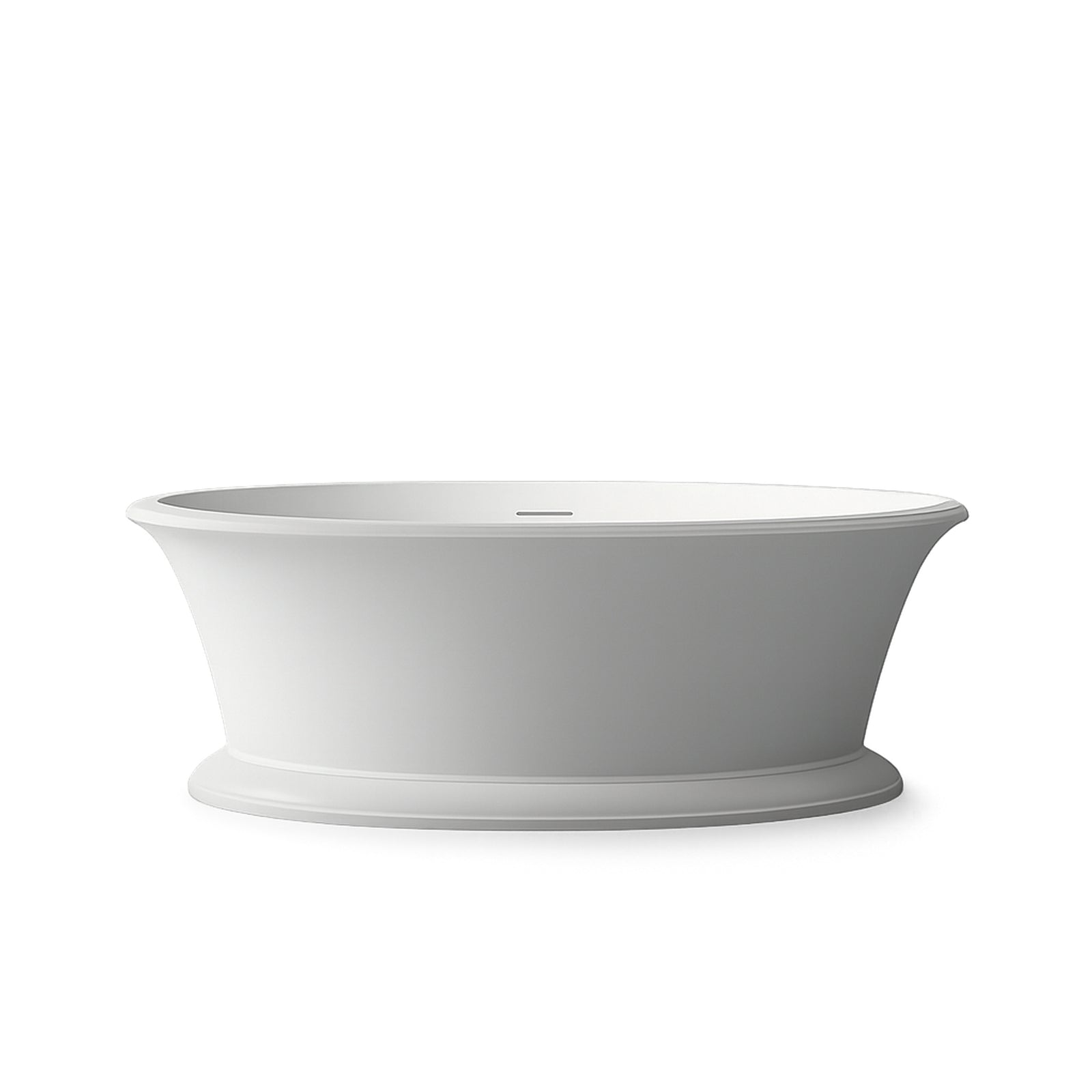 MAIDSTONE Julian 67 Inch Acrylic Double Ended Pedestal Tub