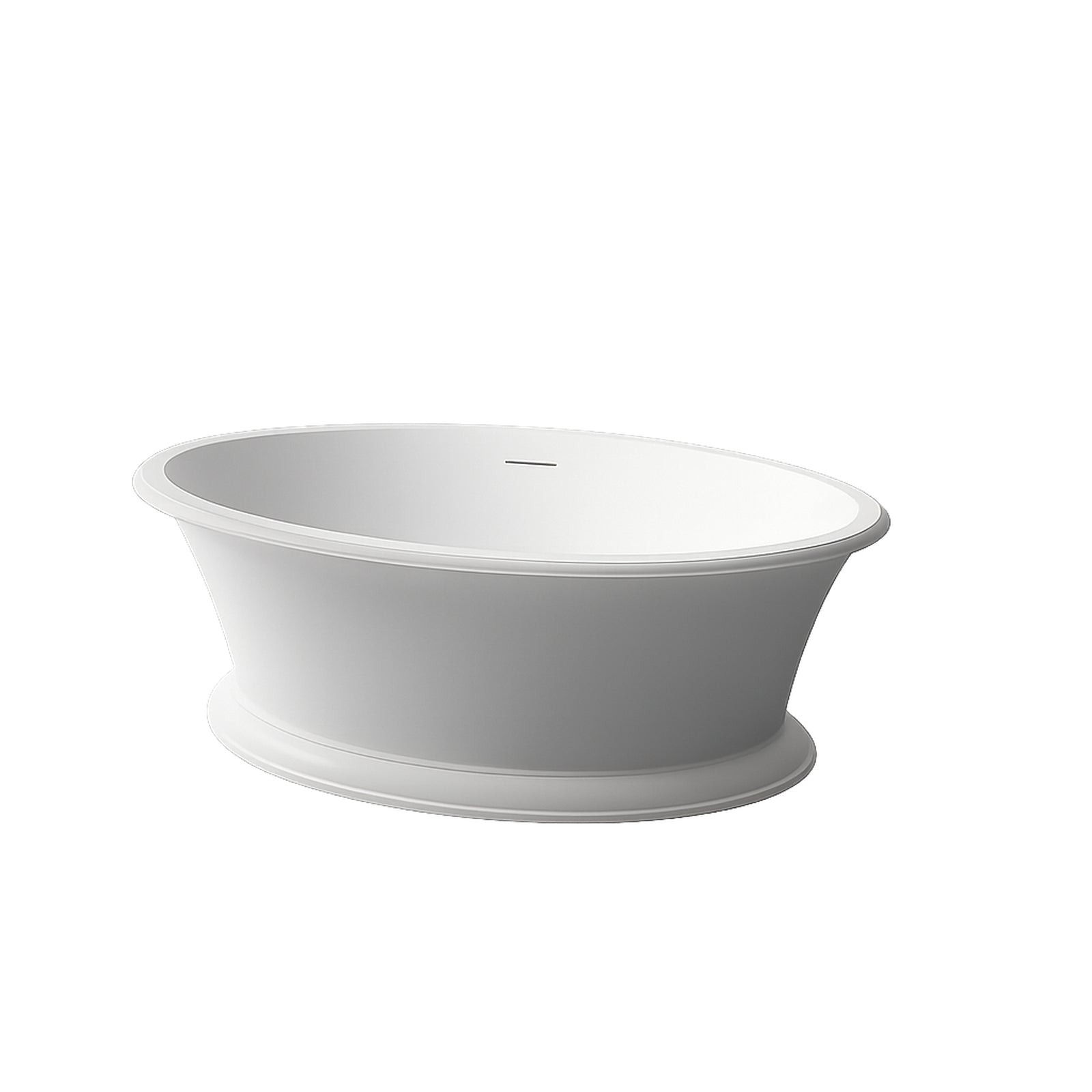 MAIDSTONE Julian 67 Inch Acrylic Double Ended Pedestal Tub