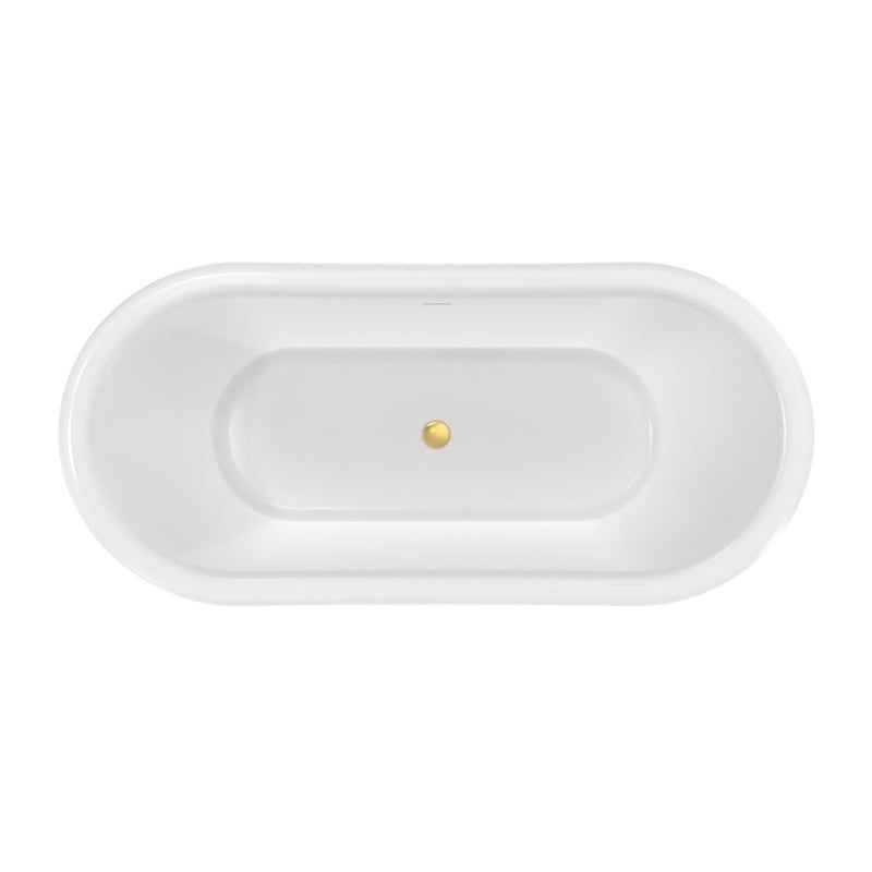 Maidstone Deleanna II Acrylic Double Slipper Freestanding Tub