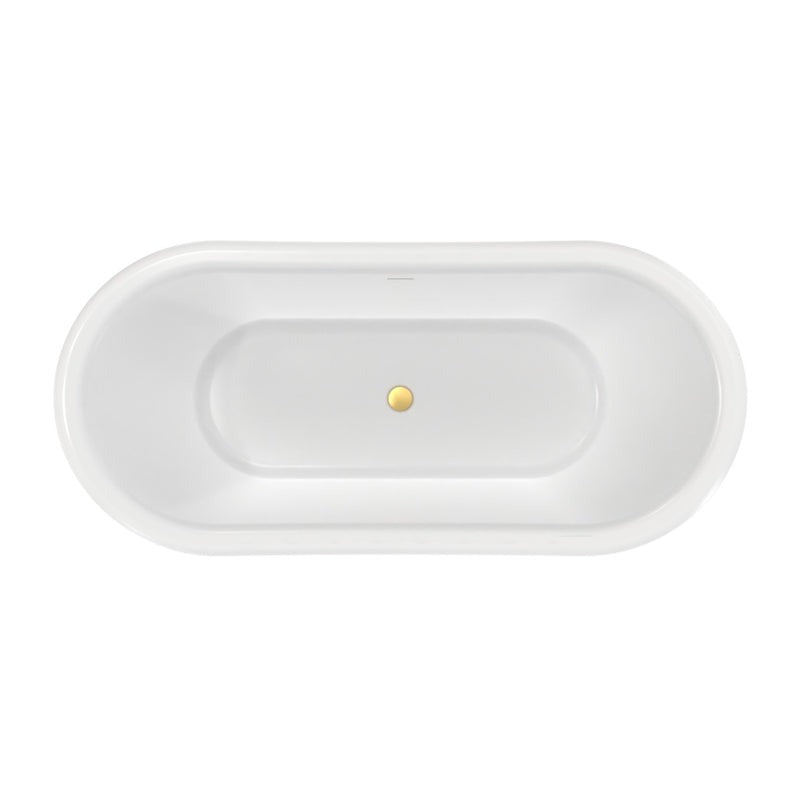 Maidstone Deleanna II Acrylic Double Slipper Freestanding Tub