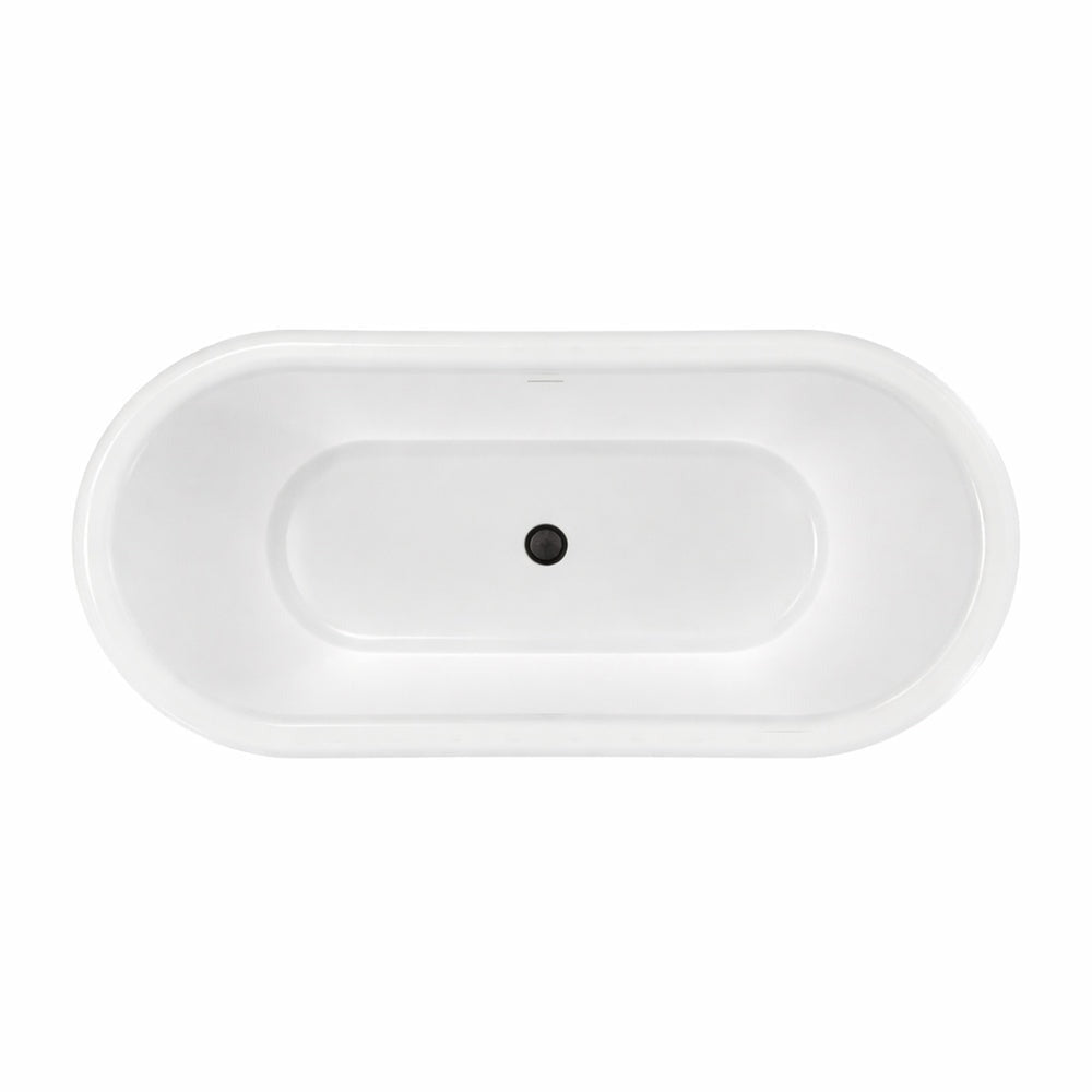 Maidstone Deleanna II Acrylic Double Slipper Freestanding Tub