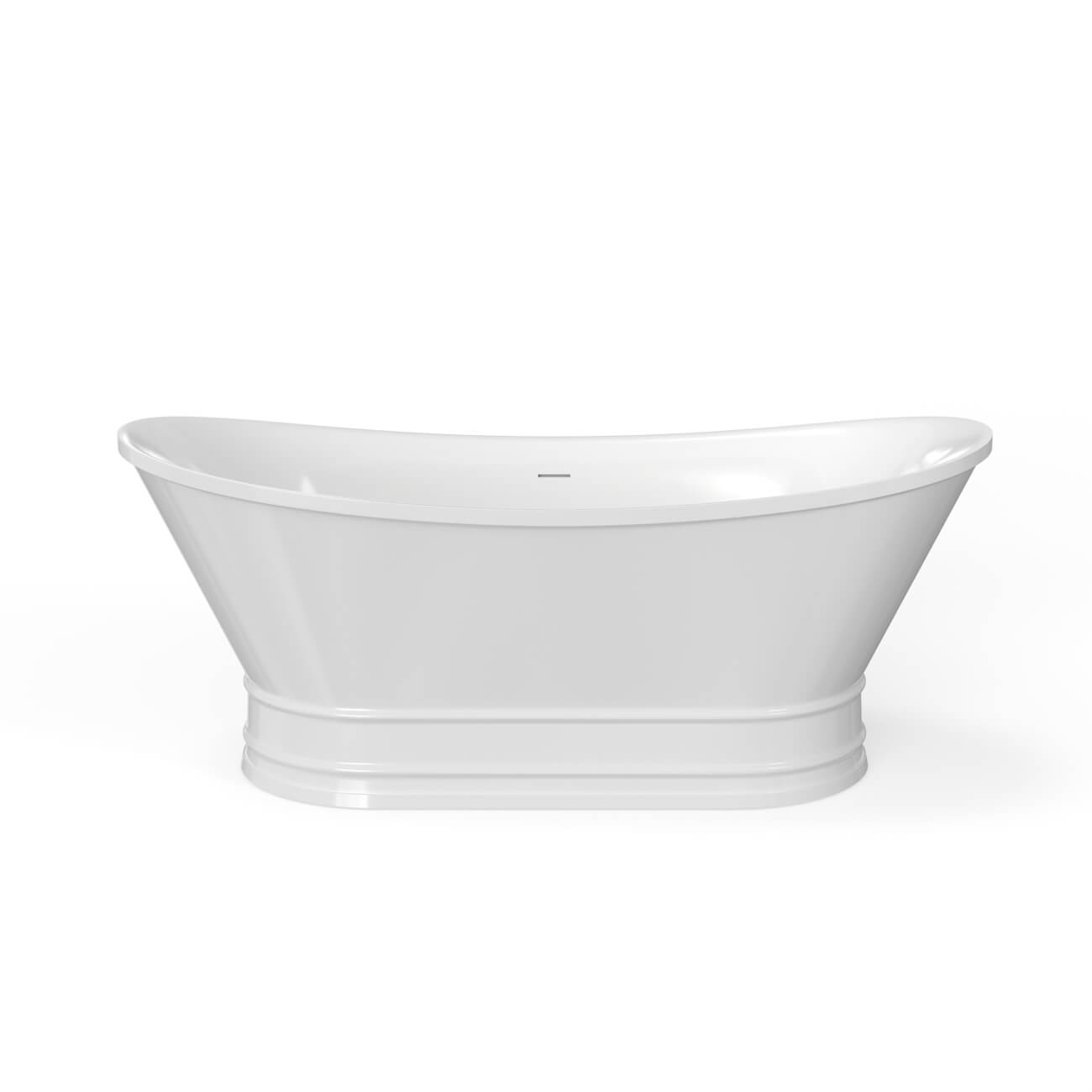 Maidstone Lenix 69-In Acrylic Double Slipper Soaking Tub