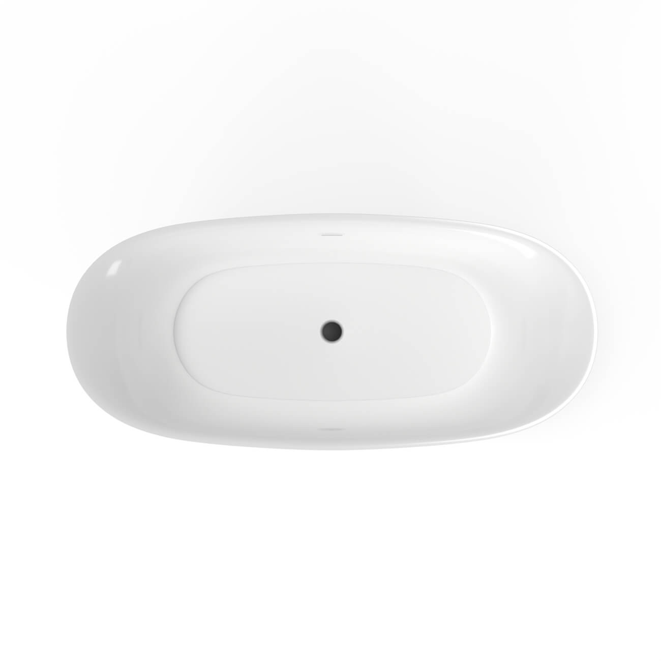 Maidstone Lenix 69-In Acrylic Double Slipper Soaking Tub