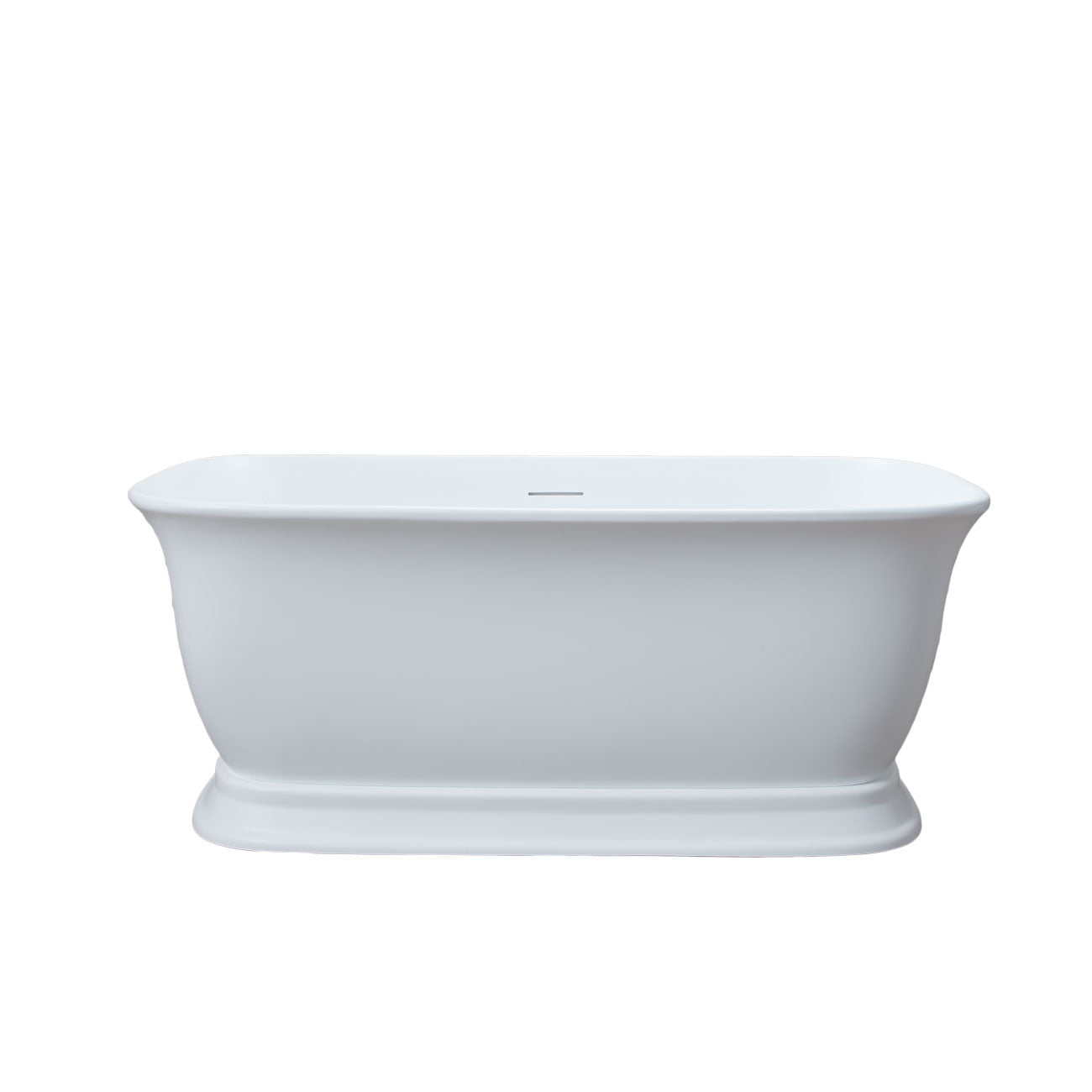 MAIDSTONE Emilia Acrylic Double Ended Freestanding Bathtub - Matte White